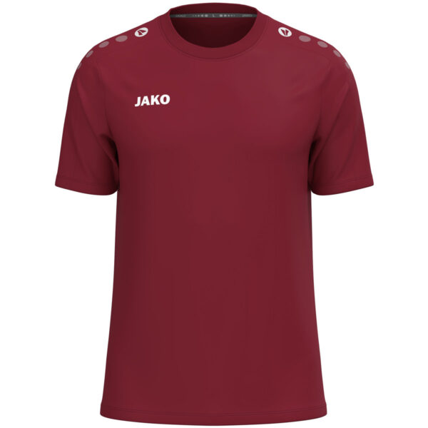6101_155 JAKO T-Shirt One Cotton - 6101 - Bordeaux - JAKO Teamshop 89 Drechtsteden - Allroundsport.nl