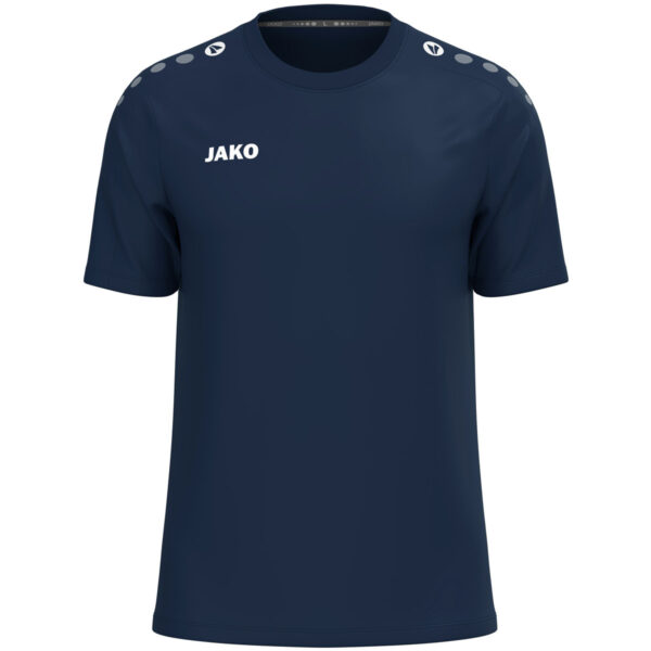 6101_900 JAKO T-Shirt One Cotton - 6101 - Marine - JAKO Teamshop 89 Drechtsteden - Allroundsport.nl