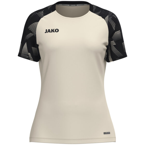 6126D_035 JAKO T-Shirt Sonic Dames - 6126D - Off White/Zwart - JAKO Teamline Sonic