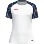 JAKO T-Shirt Sonic Dames - 6126D - wit/marine/rood - JAKO Teamline Sonic
