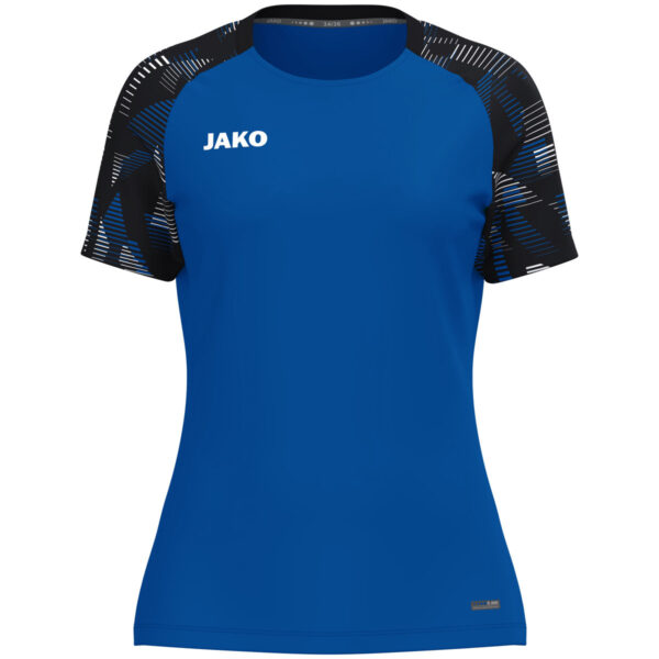 6126D_408 JAKO T-Shirt Sonic Dames - 6126D - royal/zwart - JAKO Teamline Sonic