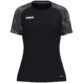 JAKO T-Shirt Sonic Dames - 6126D - zwart/antraciet - JAKO Teamline Sonic