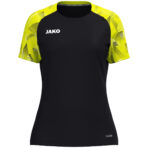 JAKO T-Shirt Sonic Dames - 6126D - zwart/geel - JAKO Teamline Sonic