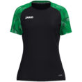 JAKO T-Shirt Sonic Dames - 6126D - zwart/groen - JAKO Teamline Sonic