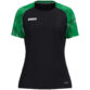 JAKO T-Shirt Sonic Dames - 6126D - zwart/groen - JAKO Teamline Sonic