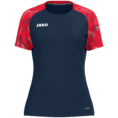 JAKO T-Shirt Sonic Dames - 6126D - marine/rood - JAKO Teamline Sonic