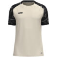 JAKO T-Shirt Sonic - 6126 - Off White/Zwart - JAKO Teamline Sonic