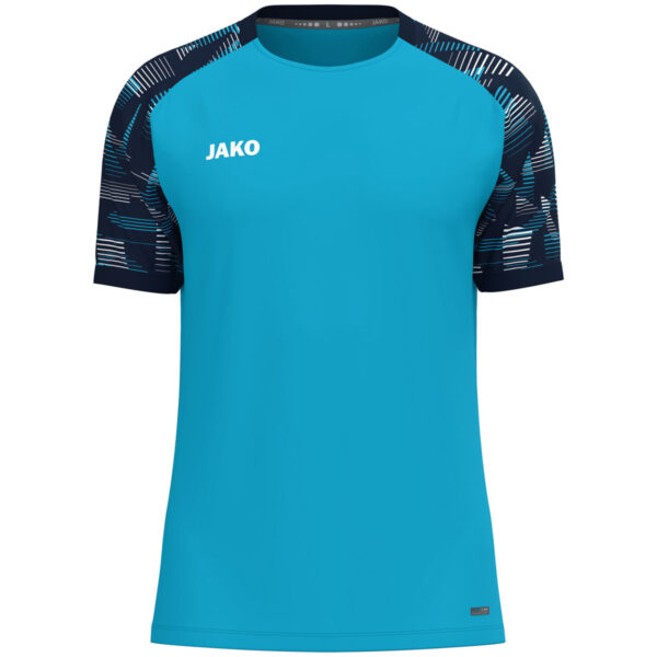 6126_276 JAKO T-Shirt Sonic - 6126 - aqua/zwart - JAKO Teamline Sonic