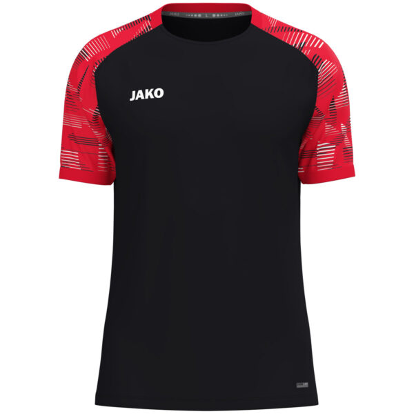 6126_812 JAKO T-Shirt Sonic - 6126 - zwart/rood - JAKO Teamline Sonic