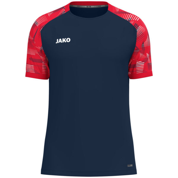 6126_909 JAKO T-Shirt Sonic - 6126 - Marine/Rood - JAKO Teamline Sonic