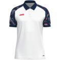 JAKO Polo Sonic - 6326 - wit/marine/rood - JAKO Teamline Sonic