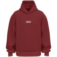 JAKO Sweater met capuchon Wardrobe - 6761 - Robijnrood - JAKO Teamline Wardrobe