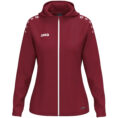 JAKO Jas met kap One Dames - 6800D - Bordeaux - JAKO Teamline One - JAKO Trainingsjack