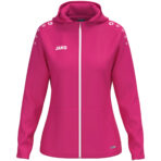 JAKO Jas met kap One Dames - 6800D - Deep Pink - JAKO Teamline One - JAKO Trainingsjack