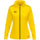 JAKO Jas met kap One Dames - 6800D - Geel - JAKO Teamline One - JAKO Trainingsjack