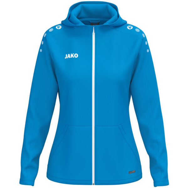 6800D_440 JAKO Jas met kap One Dames - 6800D - JAKO Blauw - JAKO Teamline One - JAKO Trainingsjack