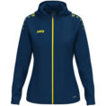 JAKO Jas met kap One Dames - 6800D - Navy/Geel - JAKO Teamline One - JAKO Trainingsjack