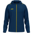 JAKO Jas met kap One - 6800 - Navy/Geel - JAKO Teamline One - JAKO Trainingsjack