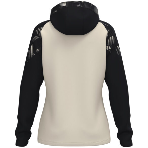 6826D_035_P01 JAKO Jas met kap Sonic Dames - 6826D - Off White/Zwart - JAKO Teamline Sonic
