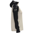JAKO Jas met kap Sonic Dames - 6826D - Off White/Zwart - JAKO Teamline Sonic