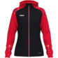 JAKO Jas met kap Sonic Dames - 6826D - zwart/rood - JAKO Teamline Sonic