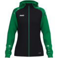 JAKO Jas met kap Sonic Dames - 6826D - zwart/groen - JAKO Teamline Sonic