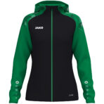 JAKO Jas met kap Sonic Dames - 6826D - zwart/groen - JAKO Teamline Sonic