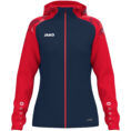 JAKO Jas met kap Sonic Dames - 6826D - marine/rood - JAKO Teamline Sonic