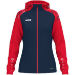JAKO Jas met kap Sonic Dames - 6826D - marine/rood - JAKO Teamline Sonic