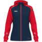 JAKO Jas met kap Sonic Dames - 6826D - marine/rood - JAKO Teamline Sonic