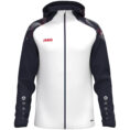 JAKO Jas met kap Sonic - 6826 - wit/marine/rood - JAKO Teamline Sonic