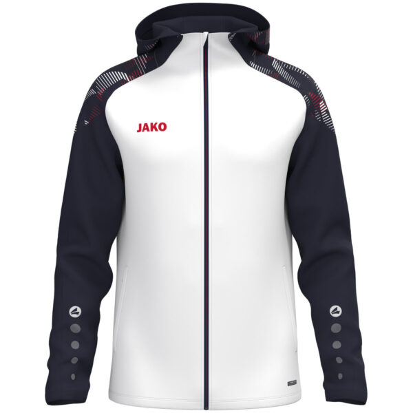 6826_039 JAKO Jas met kap Sonic - 6826 - wit/marine/rood - JAKO Teamline Sonic