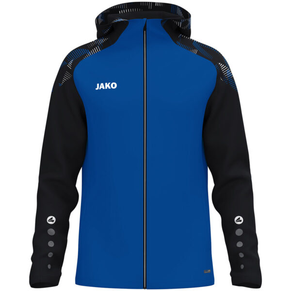 6826_408 JAKO Jas met kap Sonic - 6826 - royal/zwart - JAKO Teamline Sonic