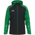 JAKO Jas met kap Sonic - 6826 - zwart/groen - JAKO Teamline Sonic