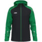 JAKO Jas met kap Sonic - 6826 - zwart/groen - JAKO Teamline Sonic