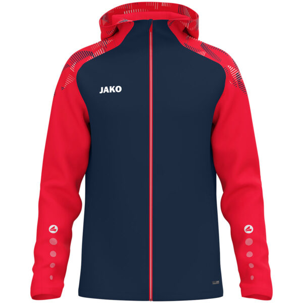 JAKO Jas met kap Sonic - 6826 - marine/rood - JAKO Teamline Sonic