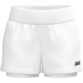JAKO 2-in-1 Short One Dames 8200D in wit, sportshort met elastische tailleband, binnenbroekje met sleutelvakje en praktische zijzakken, ideaal voor training, hardlopen en actieve vrije tijd. JAKO Teamline One