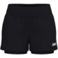 JAKO 2-in-1 Short One Dames 8200D in zwart, sportshort met elastische tailleband, binnenbroekje met sleutelvakje en praktische zijzakken, ideaal voor training, hardlopen en actieve vrije tijd. JAKO Teamline One