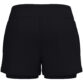 JAKO 2-in-1 Short One Dames 8200D in zwart, sportshort met elastische tailleband, binnenbroekje met sleutelvakje en praktische zijzakken, ideaal voor training, hardlopen en actieve vrije tijd. JAKO Teamline One