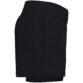 JAKO 2-in-1 Short One Dames 8200D in zwart, sportshort met elastische tailleband, binnenbroekje met sleutelvakje en praktische zijzakken, ideaal voor training, hardlopen en actieve vrije tijd. JAKO Teamline One