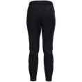 JAKO Trainingsbroek One 8400D voor dames in zwart, sportieve broek met ribgebreide inzetstukken bij de kuiten, ritssluiting bij de pijpen en zijzakken, ideaal voor training, warming-up en dagelijks gebruik. JAKO Teamline One