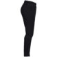 JAKO Trainingsbroek One 8400D voor dames in zwart, sportieve broek met ribgebreide inzetstukken bij de kuiten, ritssluiting bij de pijpen en zijzakken, ideaal voor training, warming-up en dagelijks gebruik. JAKO Teamline One