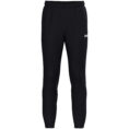JAKO Trainingsbroek One 8400 Kindermaat in zwart, sportieve broek met ribgebreide inzetstukken bij de kuiten, ritssluiting bij de pijpen en zijzakken voor optimaal comfort en functionaliteit. JAKO Teamline One