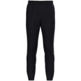 JAKO Trainingsbroek One 8400 Kindermaat in zwart/zwart, sportieve broek met ribgebreide inzetstukken bij de kuiten, ritssluiting bij de pijpen en zijzakken voor optimaal comfort en functionaliteit. JAKO Teamline One