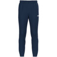 JAKO Trainingsbroek One 8400 Kindermaat in marine, sportieve broek met ribgebreide inzetstukken bij de kuiten, ritssluiting bij de pijpen en zijzakken voor optimaal comfort en functionaliteit. JAKO Teamline One