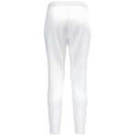 JAKO Joggingbroek One Cotton 8401D Dames in wit, zachte en ademende katoenen broek met elastische tailleband en zijzakken, perfect voor sport, ontspanning en dagelijks gebruik. JAKO Teamline One