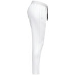 JAKO Joggingbroek One Cotton 8401D Dames in wit, zachte en ademende katoenen broek met elastische tailleband en zijzakken, perfect voor sport, ontspanning en dagelijks gebruik. JAKO Teamline One