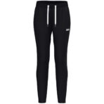 JAKO Joggingbroek One Cotton 8401D Dames in zwart, zachte en ademende katoenen broek met elastische tailleband en zijzakken, perfect voor sport, ontspanning en dagelijks gebruik. JAKO Teamline One