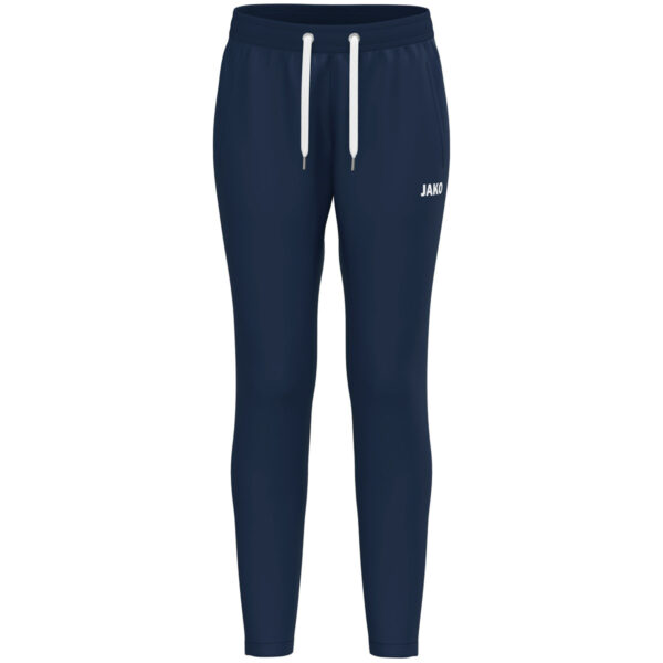 8401D_900 JAKO Joggingbroek One Cotton 8401D Dames in marine, zachte en ademende katoenen broek met elastische tailleband en zijzakken, perfect voor sport, ontspanning en dagelijks gebruik. JAKO Teamline One
