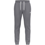 JAKO Joggingbroek One Cotton 8401 in grijs, zachte en ademende katoenen joggingbroek met elastische tailleband en zijzakken, ideaal voor sport, ontspanning en dagelijks gebruik. JAKO Teamline One
